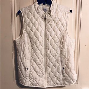 Croft & Barrow white vest size L